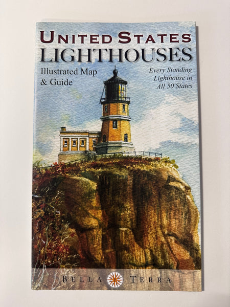 US Lighthouses Map-Folded