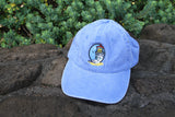 Cap with logo -Periwinkle