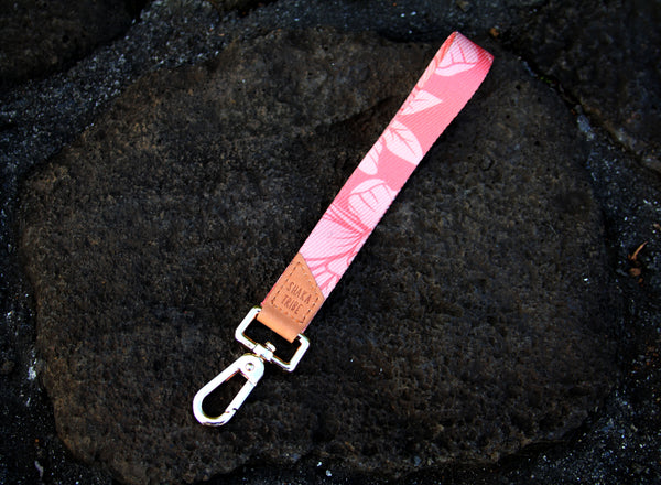 Short Salmon Lanyard