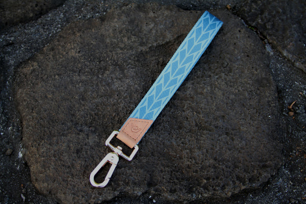 Short Blue Lanyard