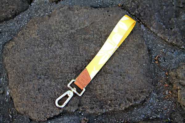 Short Yellow Lanyard