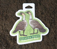 Sticker Two Nene Geese