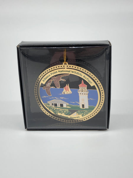 Enameled Brass Ornament
