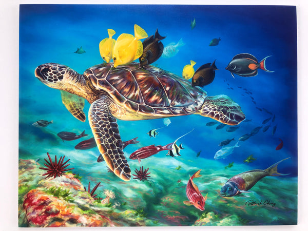 Honu Kisses 11x14