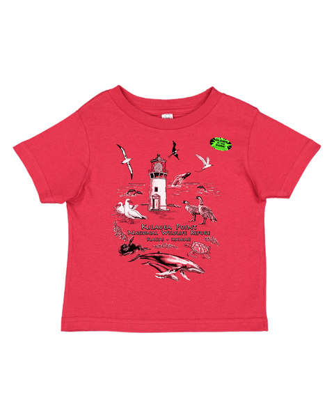 Kilauea Toddler T Red