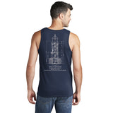 Blueprint Tank Mens Blue