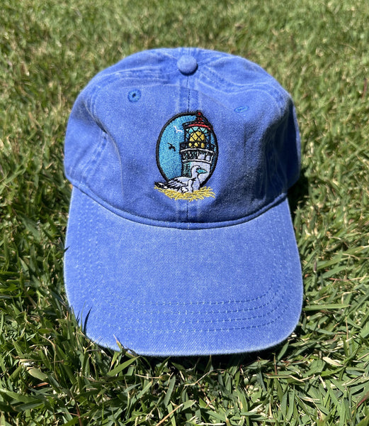 Cap with logo -Periwinkle