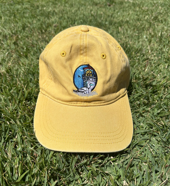 Cap with logo -Soft Yellow