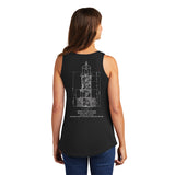 Blueprint Tank Womens-Black
